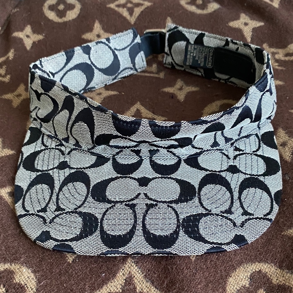 Coach Jacquard Sun Visor Cap M/L